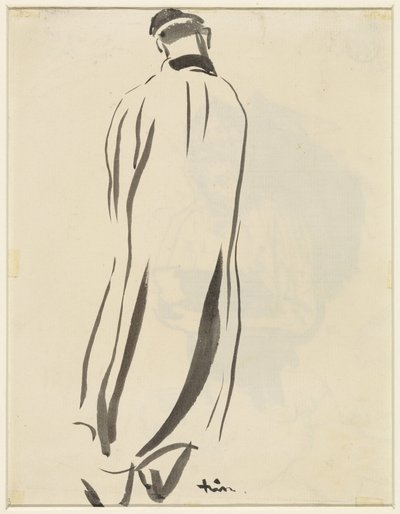 Gärtnernder Mann, von hinten gesehen von Rik Wouters