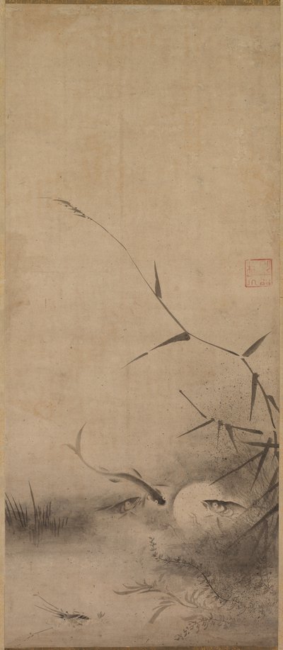 Fisch und Seegras von Rinkyo