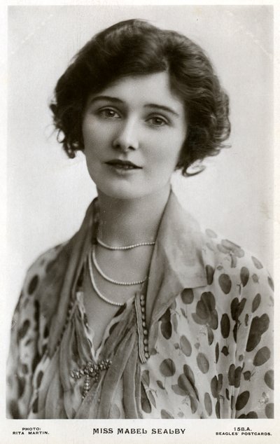 Mabel Sealby, britische Schauspielerin, ca. 1900er-1910er Jahre von Rita Martin