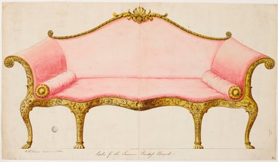 Sofa für Sir Lawrence Dundas von Robert Adam