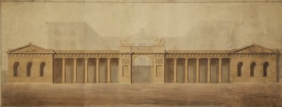 Der alte Admiralitätsschirm, spätes 18. Jahrhundert von Robert Adam