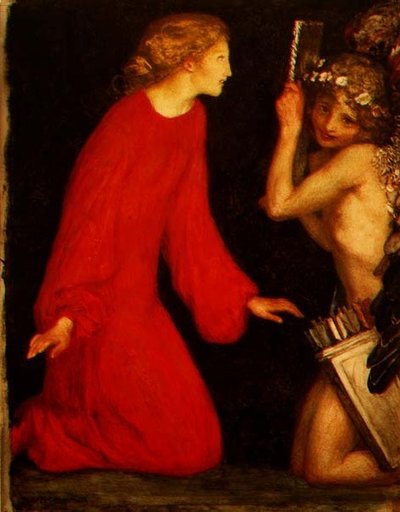 Cupids Spiegel von Robert Anning Bell
