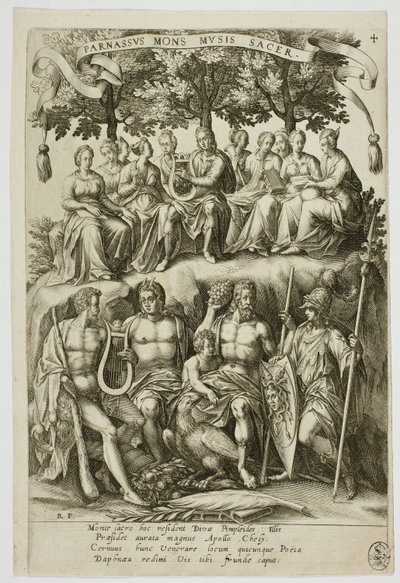 Parnass, Tafel 4 aus Parnassus Biceps von Robert Boissard