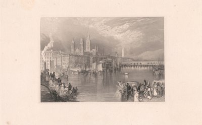 Rouen, Blick flussaufwärts von Robert Brandard