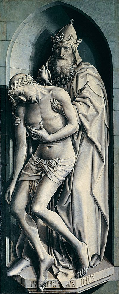 Die Flémalle-Tafeln: Die Heilige Dreifaltigkeit von Robert Campin