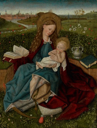 Die Madonna der Demut von Robert Campin