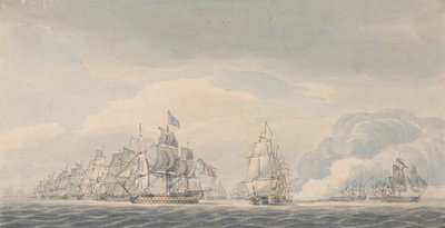 Die Schlacht von Kap St. Vincent von Robert Cleveley