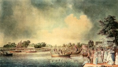 Ein Ruderwettkampf in Richmond von Robert Clevely