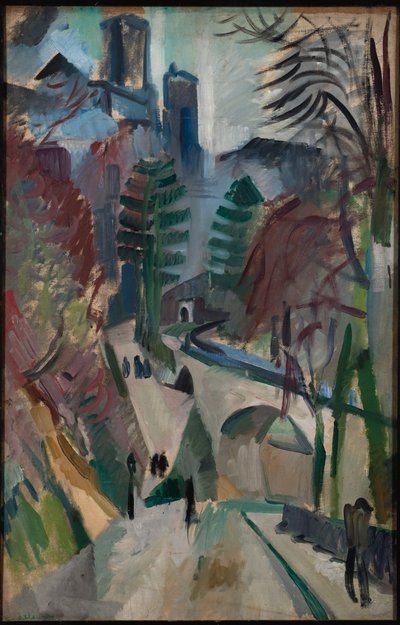 Laon Landschaft von Robert Delaunay