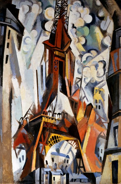 Der Eiffelturm, 1910-1911 von Robert Delaunay