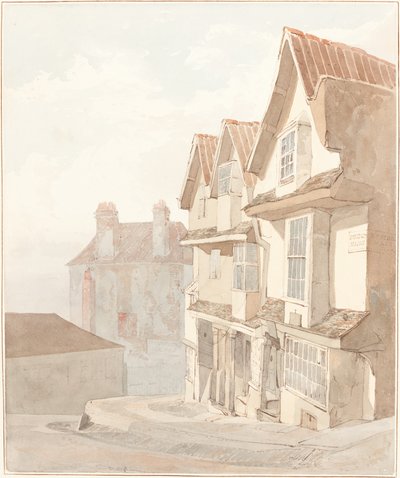 Ansicht der Church Lane, Bristol von Robert Dixon