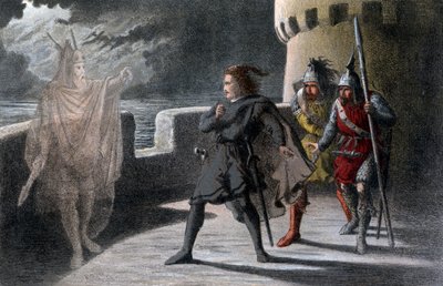 Eine Szene aus Macbeth, ca. 17. Jahrhundert von Robert Dudley