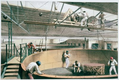 Herstellung des transatlantischen Telegrafenkabels, ca. 1865-1866 von Robert Dudley