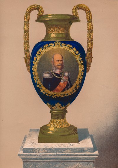 Porzellanvase, 1863 von Robert Dudley