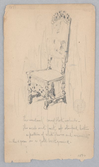 Stuhl von Robert Frederick Blum