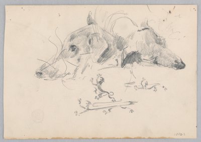 Hund und Löwe von Robert Frederick Blum