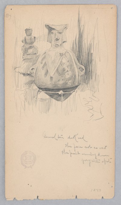Irdenware Krug von Robert Frederick Blum