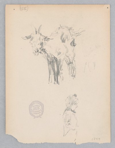 Ziege von Robert Frederick Blum