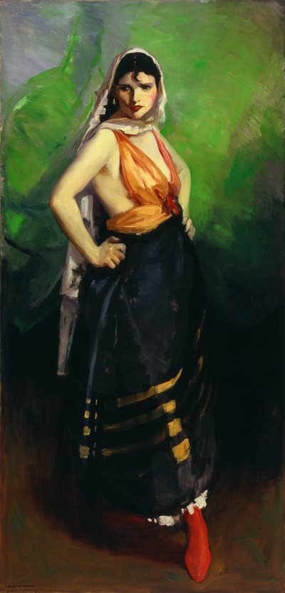 Betalo Rubino, dramatische Tänzerin von Robert Henri