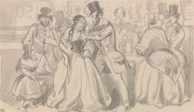 Öffentliche Erfrischung in niedriger Gesellschaft von Robert Isaac Cruikshank