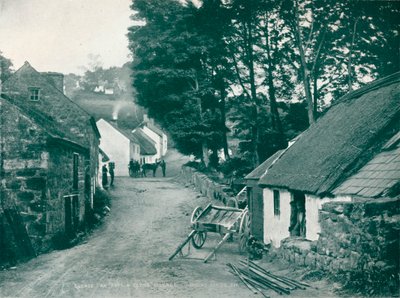 Glenoe: Ein Dorf im Antrim-Glynn, um 1903 von Robert John Welch