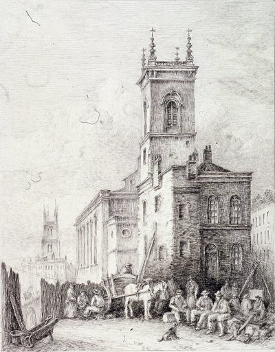 Holborn Viadukt, London von Robert Kent Thomas