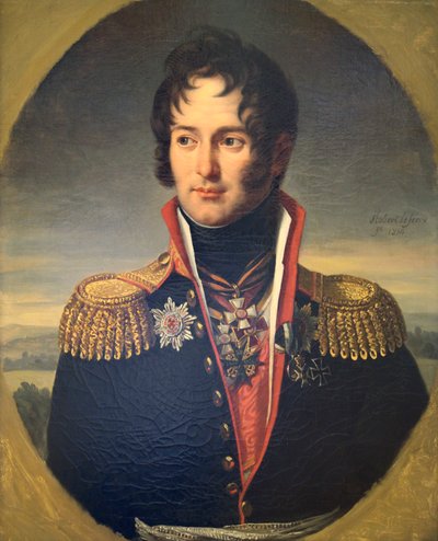 Porträt von General Pyotr Chicherin, 1814 von Robert Lefevre