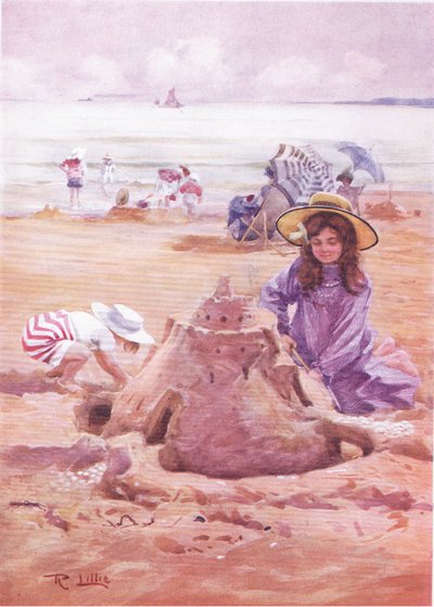 Die Sandburg bauen von Robert Lillie