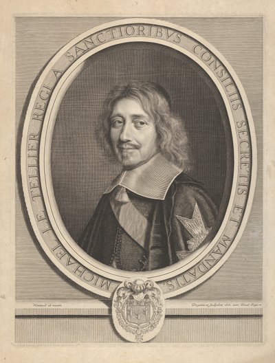 Kanzler Michel IV Le Tellier, ca. 1661 von Robert Nanteuil