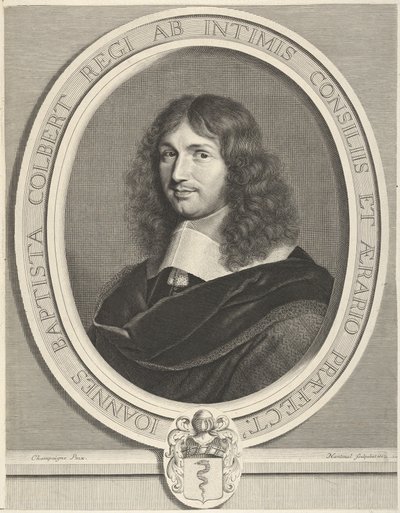 Jean-Baptiste Colbert, 1662 von Robert Nanteuil