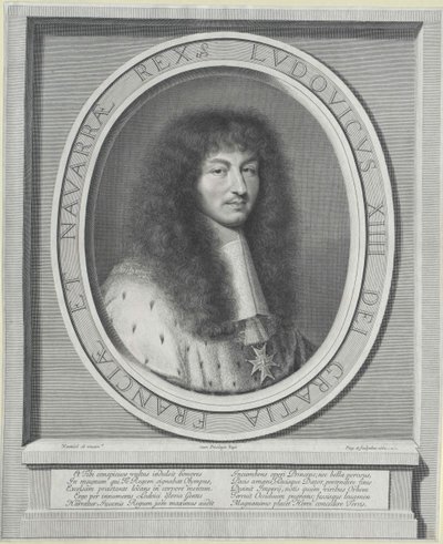 König von Frankreich Ludwig XIV. von Robert Nanteuil