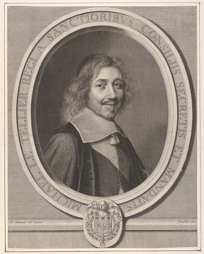 Le Chancelier Michel IV Le Tellier, 1662 von Robert Nanteuil