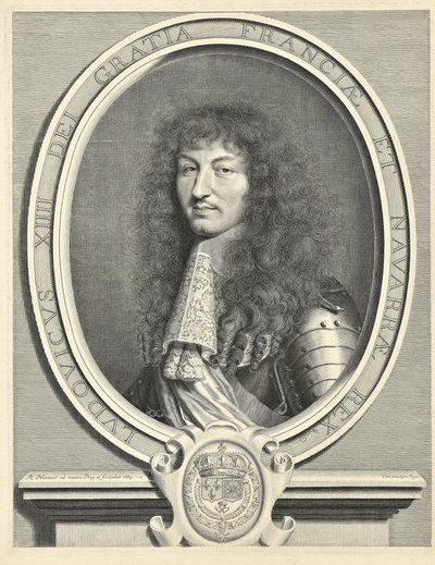 Ludwig XIV., König von Frankreich 1638-1715, 1664 von Robert Nanteuil