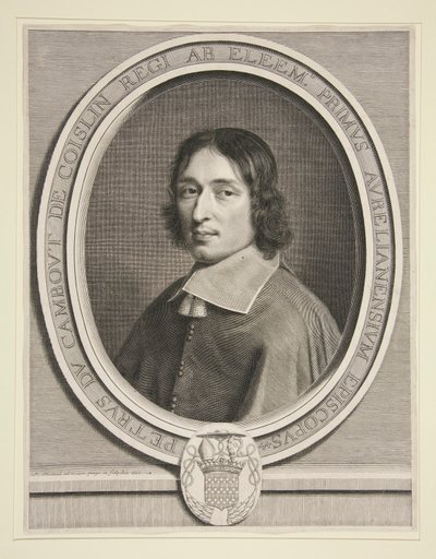 Porträt von Le Cardinal de Coislin von Robert Nanteuil