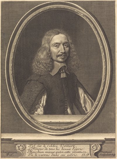 Vincent Voiture von Robert Nanteuil after Philippe de Champaigne