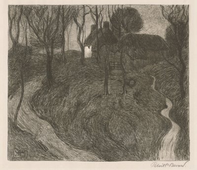 Ein einsamer Bauernhof [Hawkridge] von Robert Polhill Bevan
