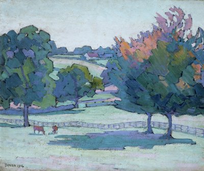 Ahornbäume in Cuckfield, Sussex, 1914 von Robert Polhill Bevan