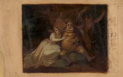 Falstaff an der Herne-Eiche von Robert Smirke