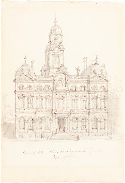 Rathaus, Place des Terreaux, Lyon von Robert Smirke