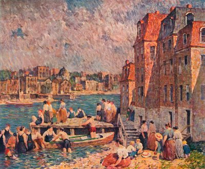 Nachmittagsbader, 1920, 1923 von Robert Spencer