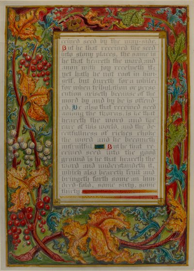 Illuminierte Parabel: Der Sämann von Robert Stewart and James Gross