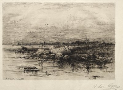 Mündung des Apponaganasett River von Robert Swain Gifford