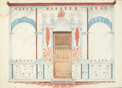 Restaurierungszeichnung von Robert W.R. Taylor