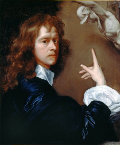 Selbstporträt, ca. 1640-1650 von Robert Walker