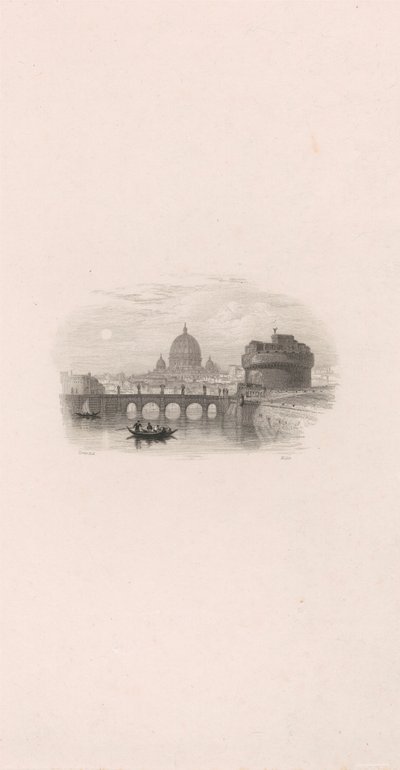 Rom, Engelsburg (Vignette) von Robert Wallis