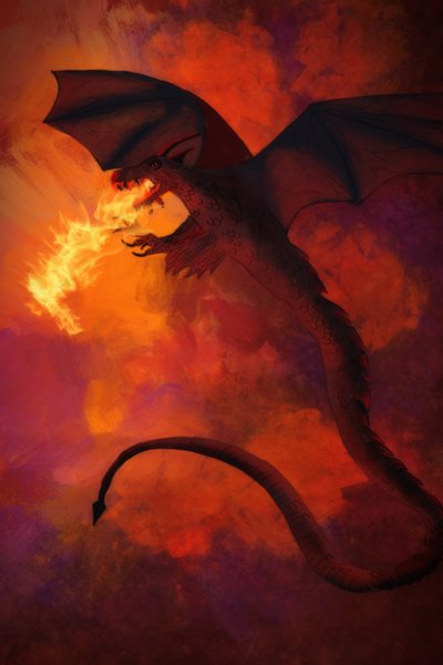 Feuerdrache, 2022 von Roberta Murray