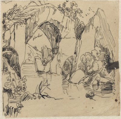 Landschaft von Rodolphe Bresdin