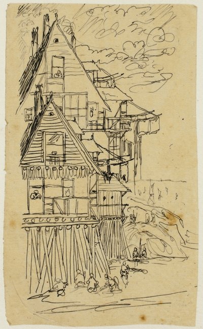 Am Rand der Küste von Rodolphe Bresdin