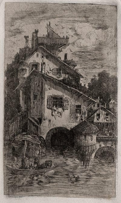 Die Mühle von Rodolphe Bresdin