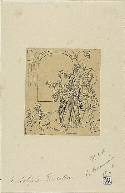 Der Gefangene von Rodolphe Bresdin